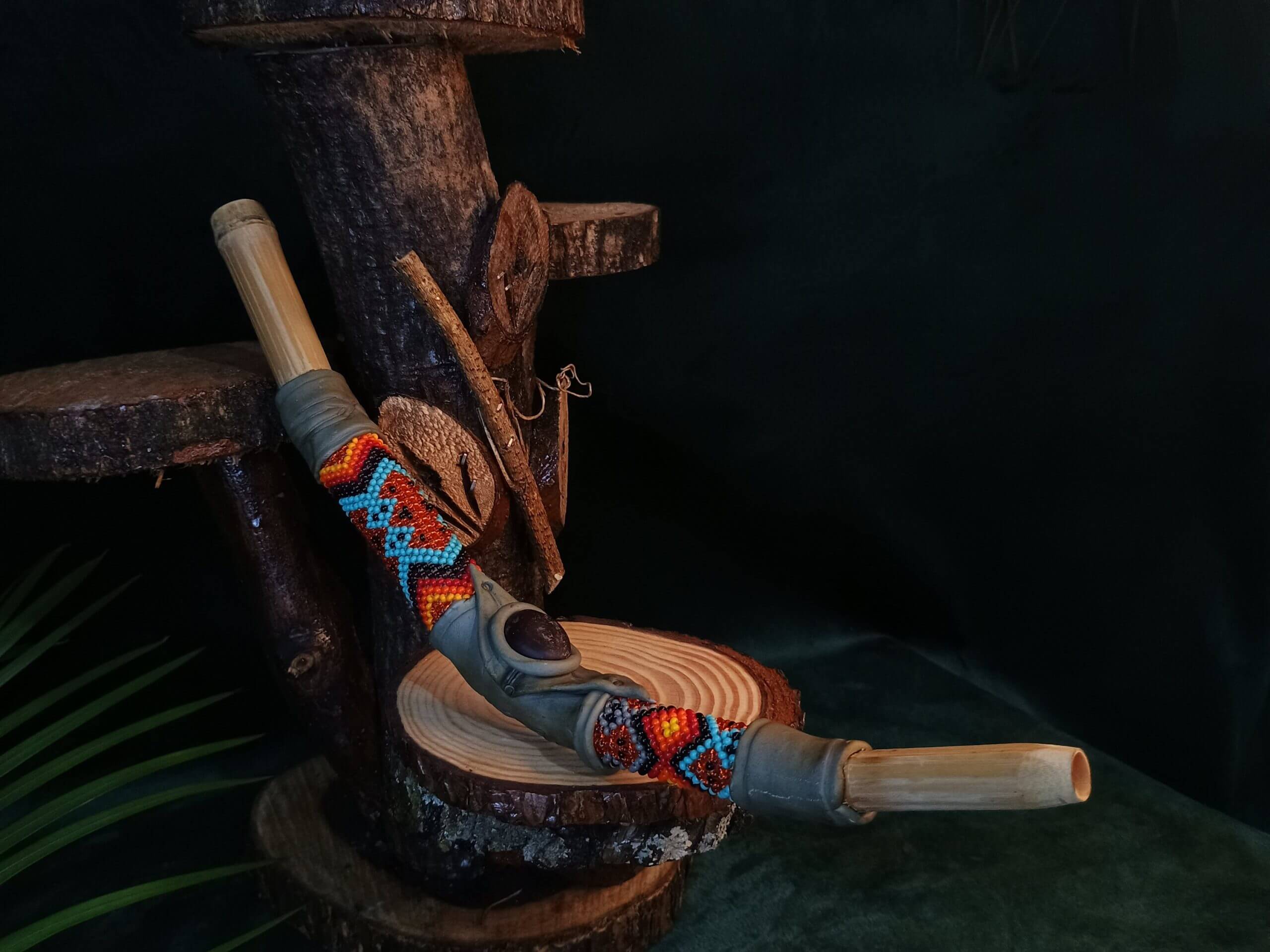 Tepi de Miçangas • Aplicador de Rapé - Imagem 3