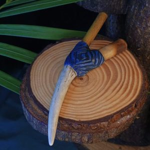 Kuripe de Bambu com Chifre