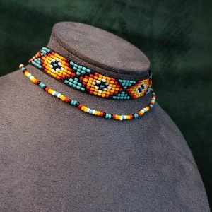 Gargantilha/Chocker de Miçangas