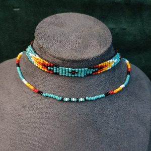 Gargantilha/Choker de Miçangas