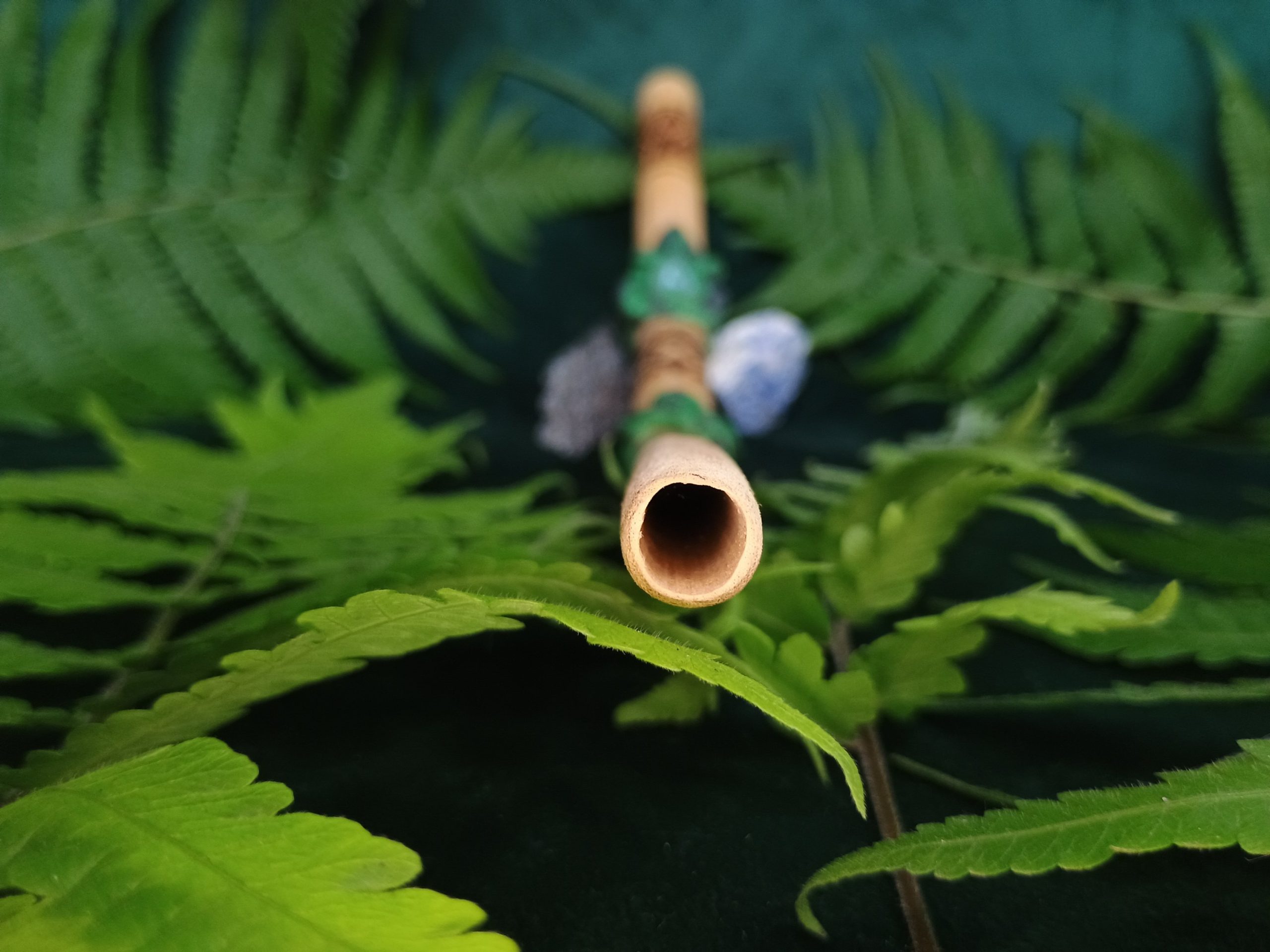 Tepi de Bambu Tratato Pirografado - Imagem 3
